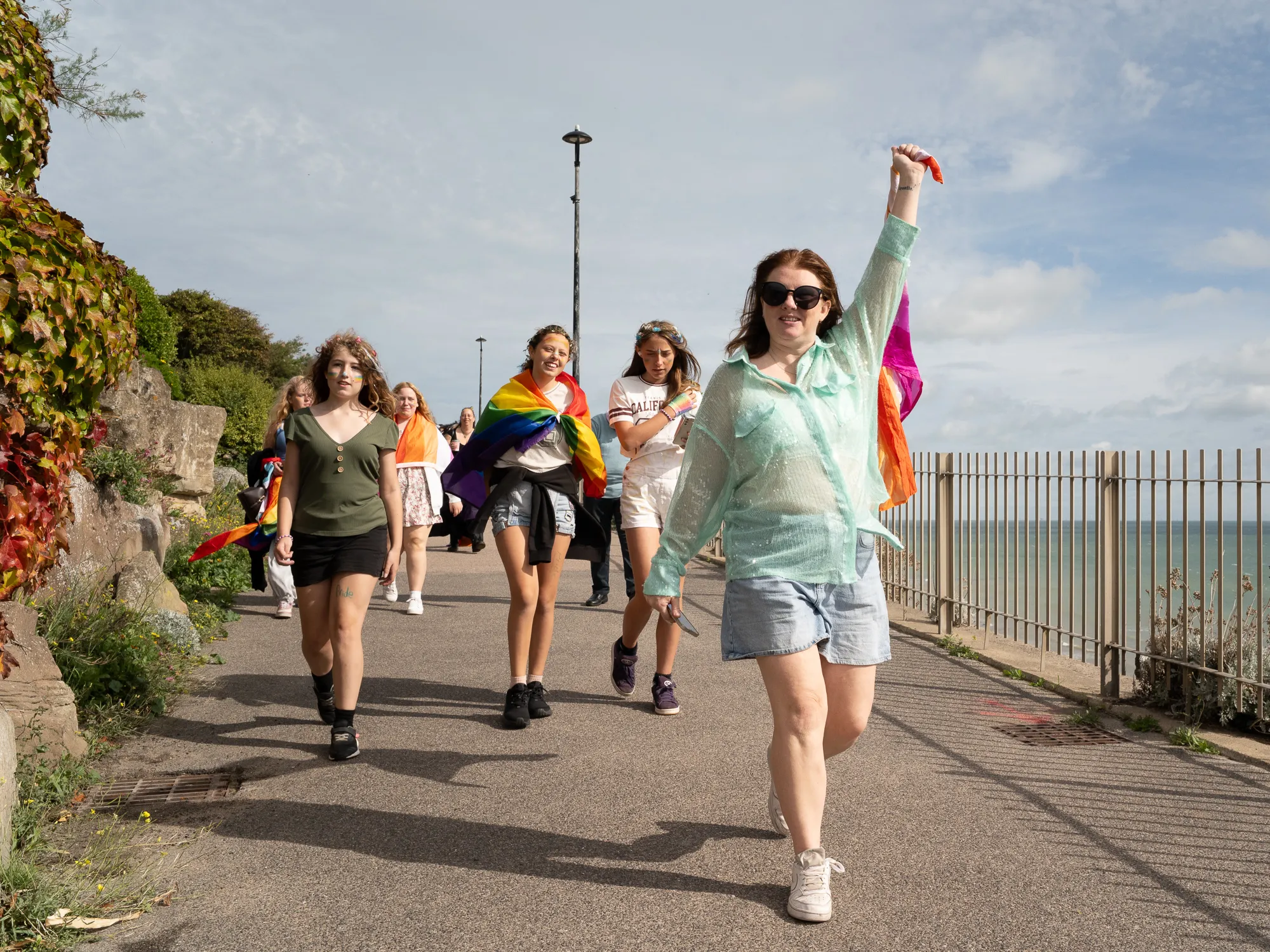 The front of the Ramsgate Pride parade